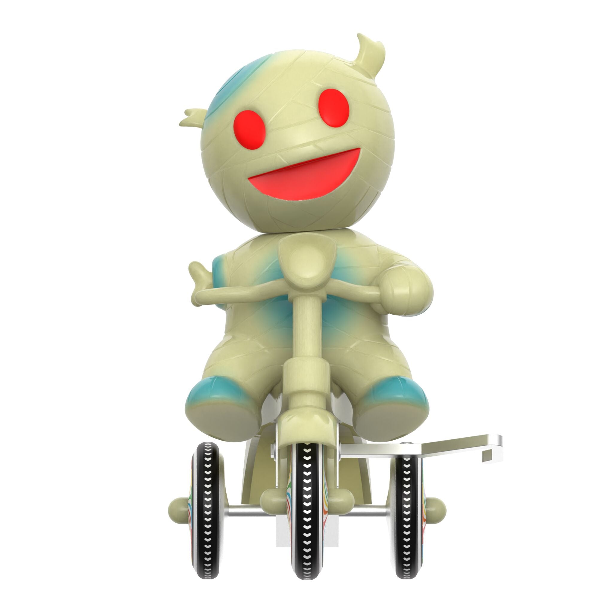 Super7 Super Cycles Mummy Boy tricicleta fosforescenta