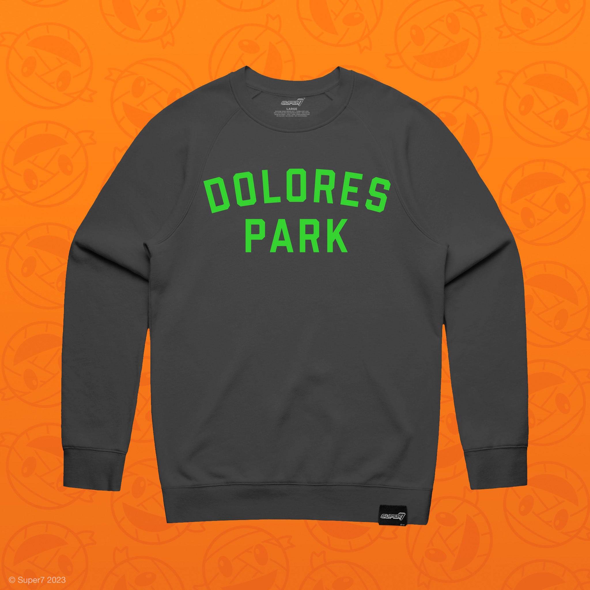 Super7 Dolores Park Charcoal Heather hanorac bumbac