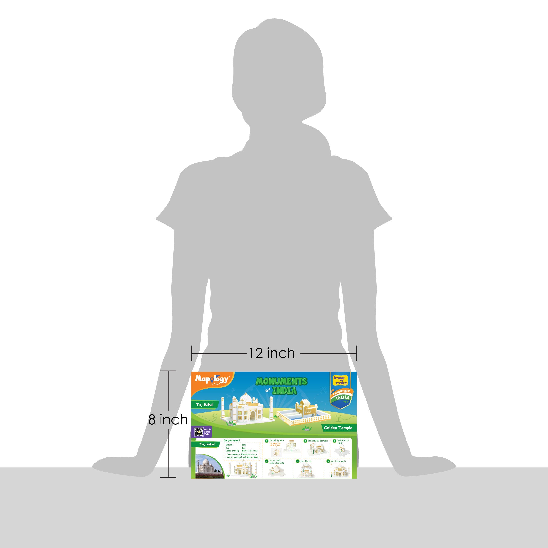 Imagimake Mapology Monuments set constructie Taj Mahal