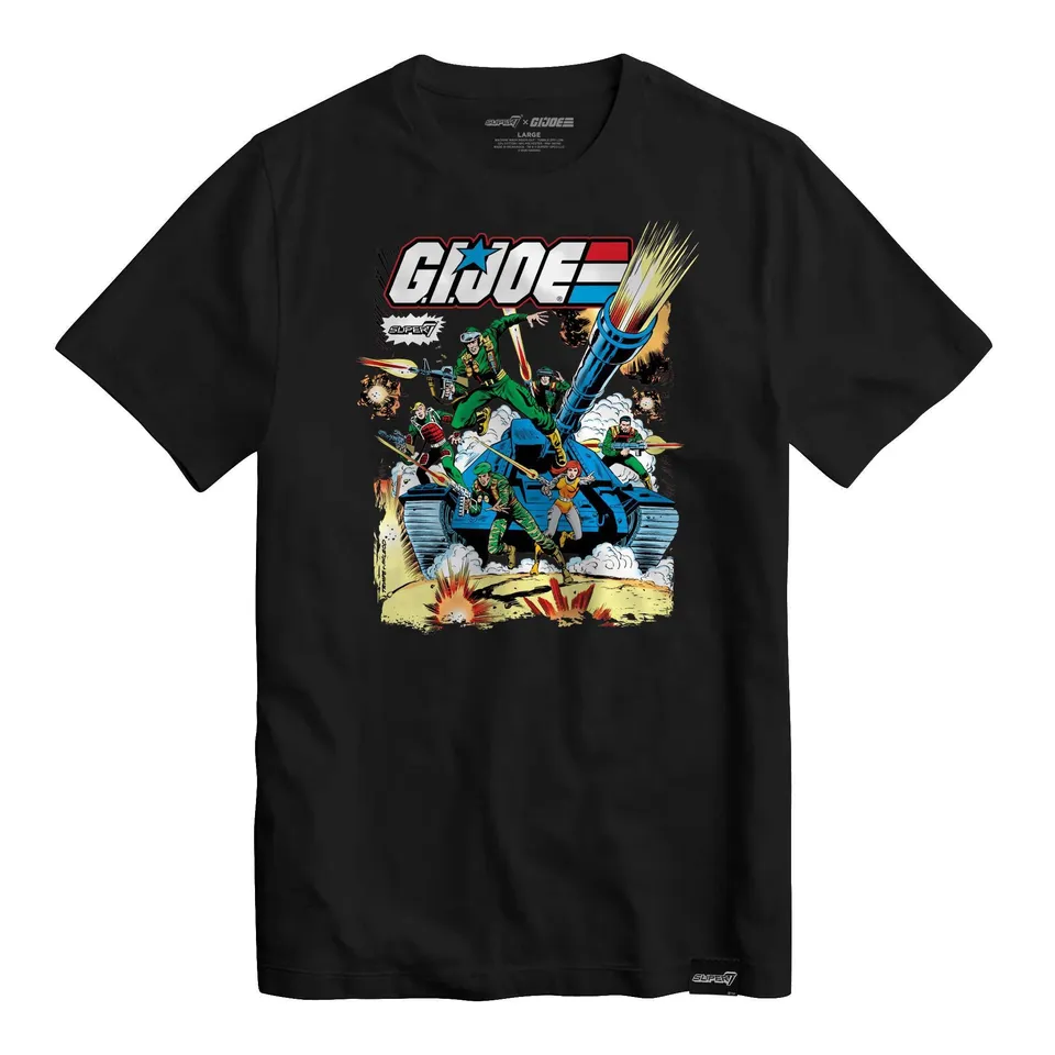 Super7 G.I. Joe Classic Poster tricou negru bumbac