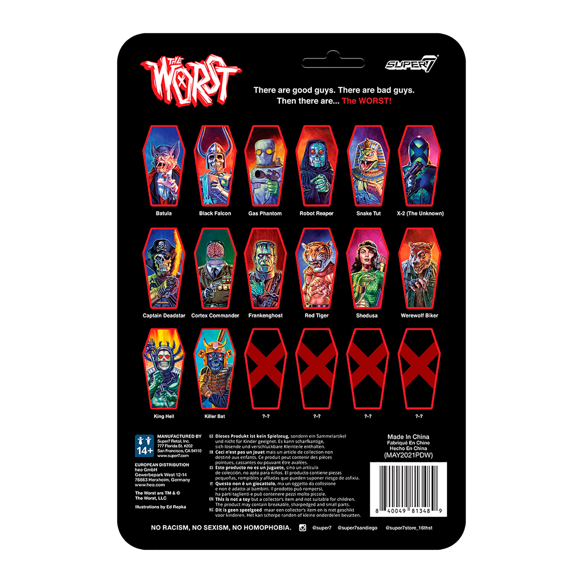 Super7 The Worst King Hell Wave 3 figurină păianjen