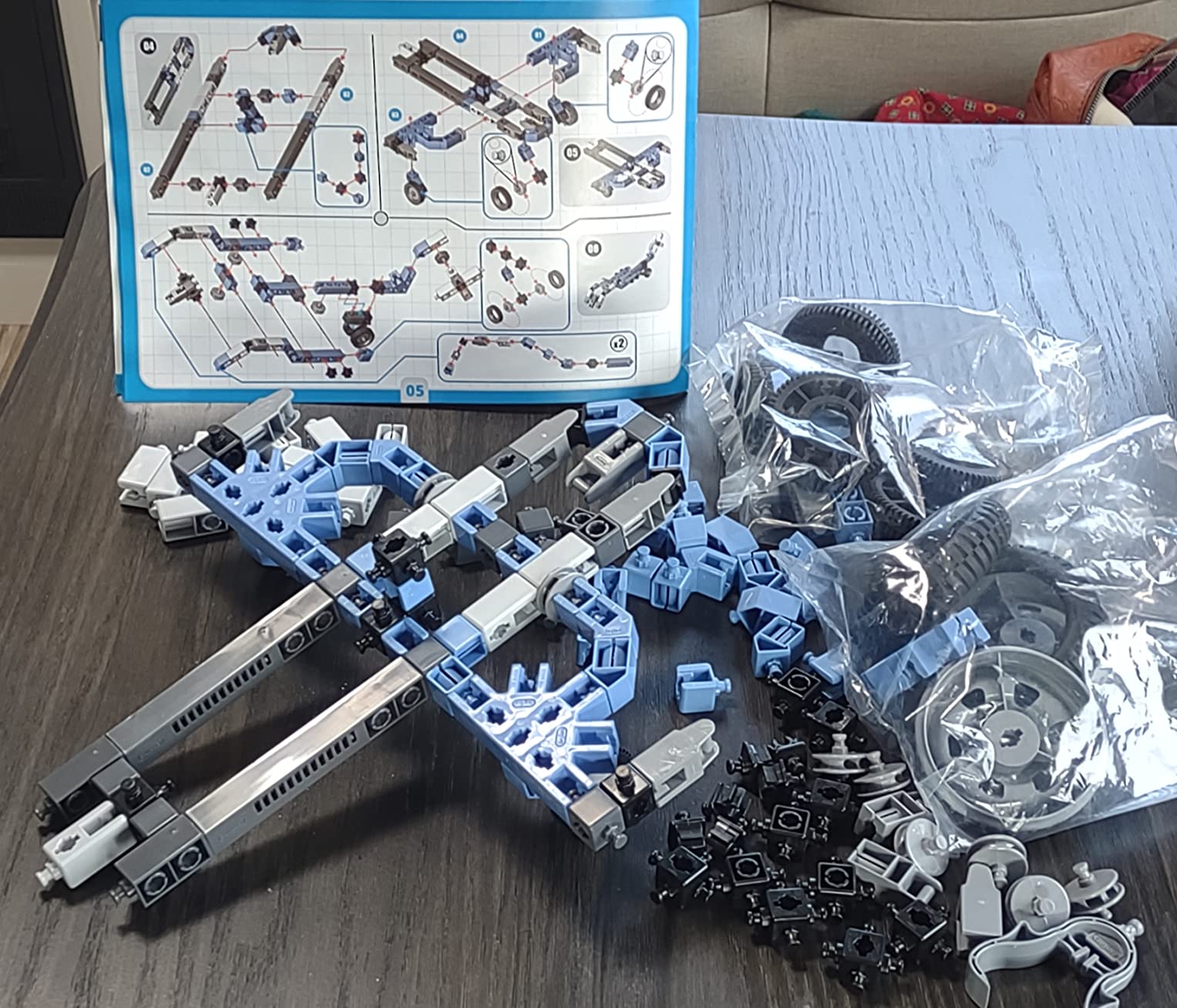 Engino Creative Builder 15 Multimodel set construcție 15 modele șantier