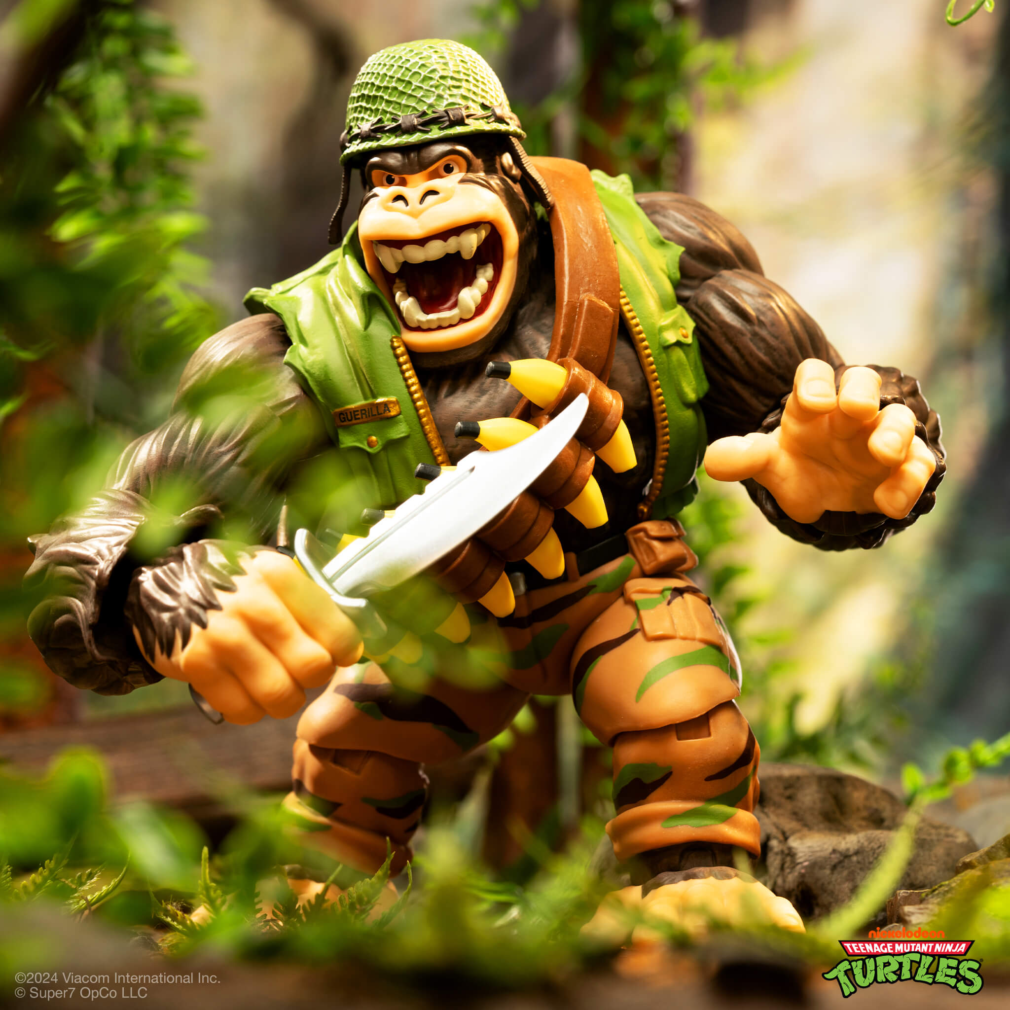Super7 TMNT Ultimates W7 Guerrilla Gorilla figurina