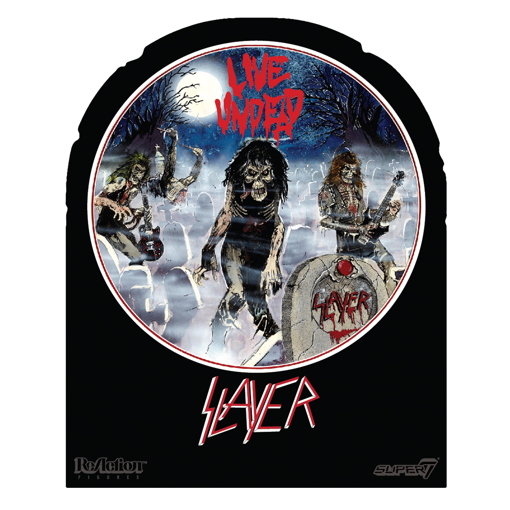 Super7 ReAction Slayer Live Undead set 3 figurine