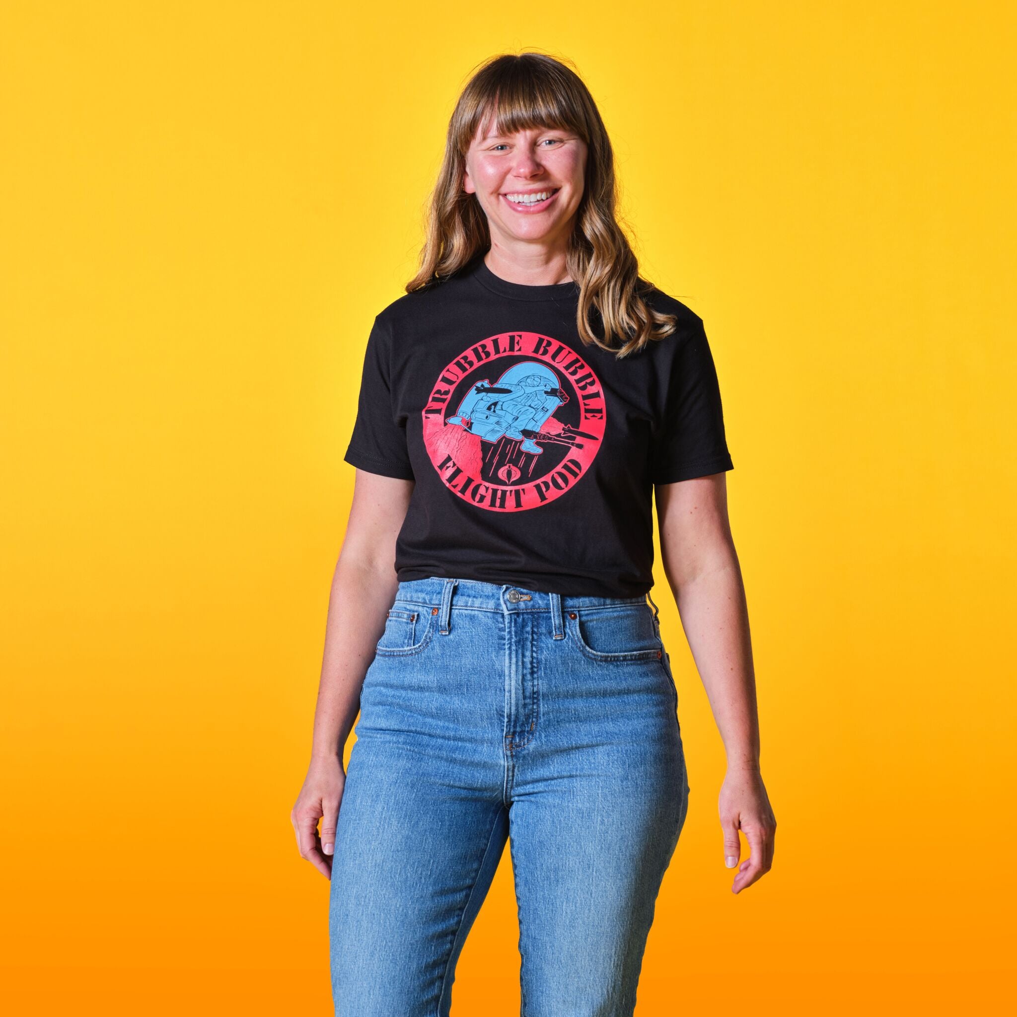 Super7 G.I. Joe Cobra Flight Pod tricou bumbac albastru