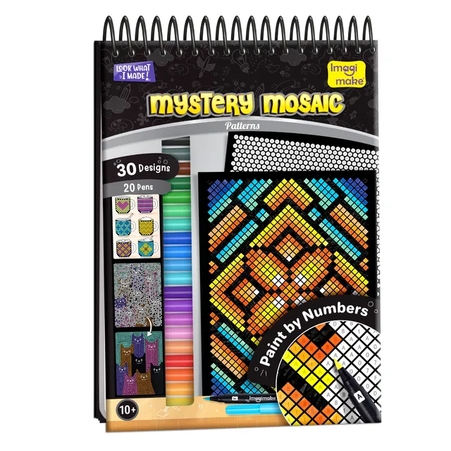Imagimake Mystery Mosaic Patterns set pictura 30 planse