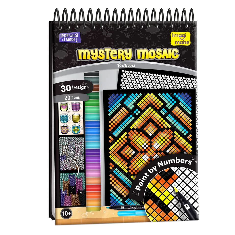Imagimake Mystery Mosaic Patterns set pictura 30 planse