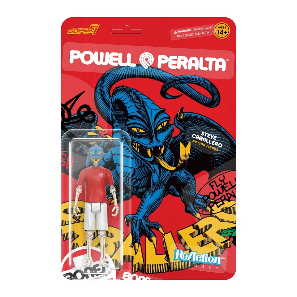 Super7 ReAction Caballero Dragon figurina skate Animal Chin