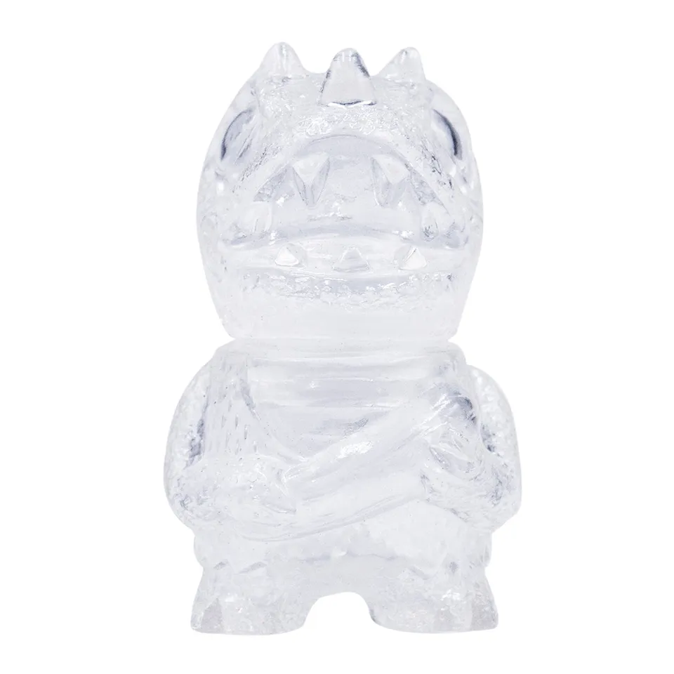 Super7 Micro Vinyl Caveman Dino figurina transparenta