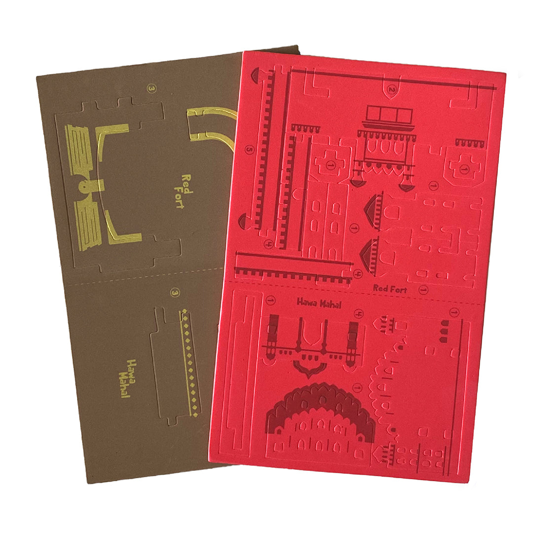 Imagimake Mapology Red Fort puzzle 3D 2 monumente