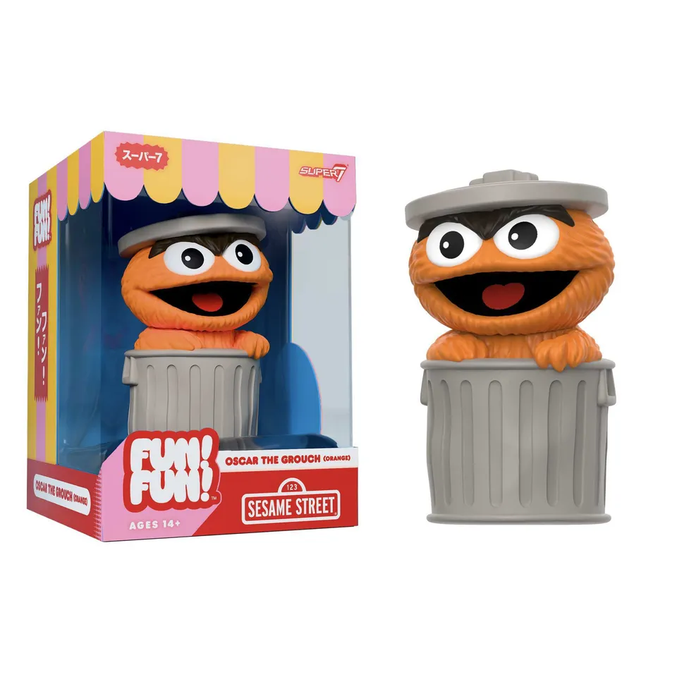 Super7 FUN FUN Oscar portocaliu figurina vinil 5 inch