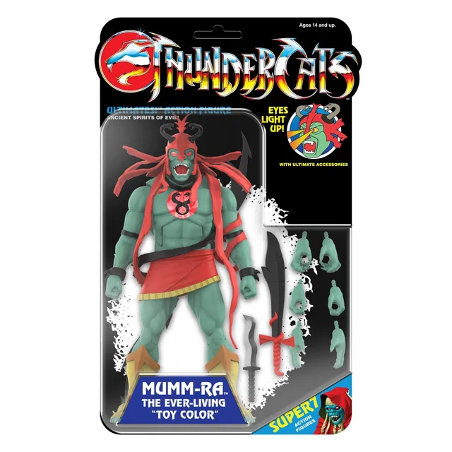 Super7 ThunderCats ULTIMATES Mumm-Ra figurina LED Toy Color