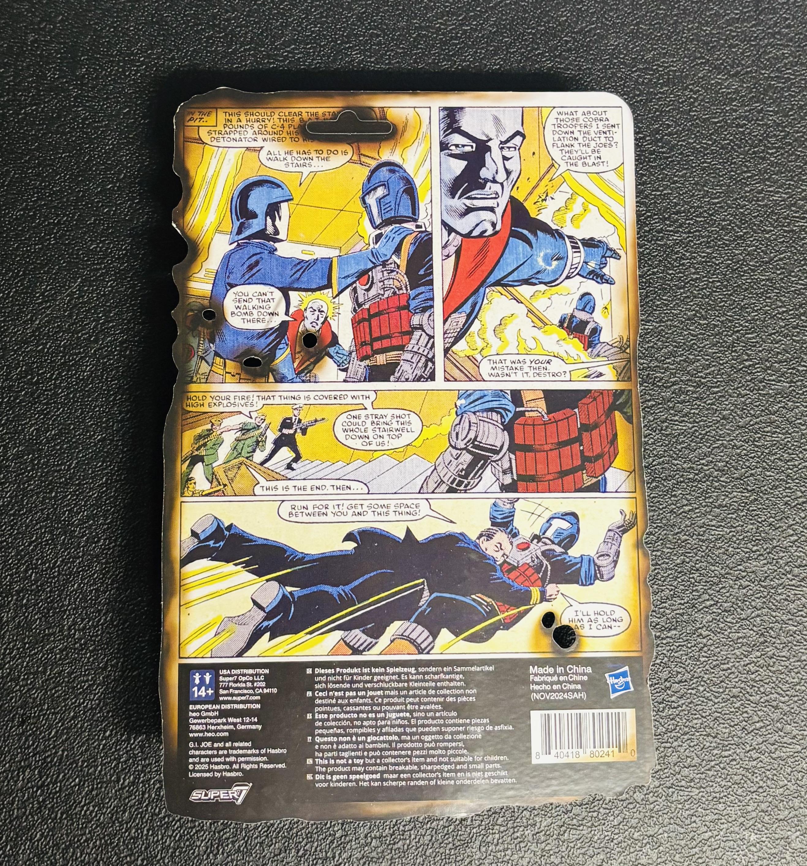 Super7 ReAction+ Cobra B.A.T. figurina 9,5 cm comic