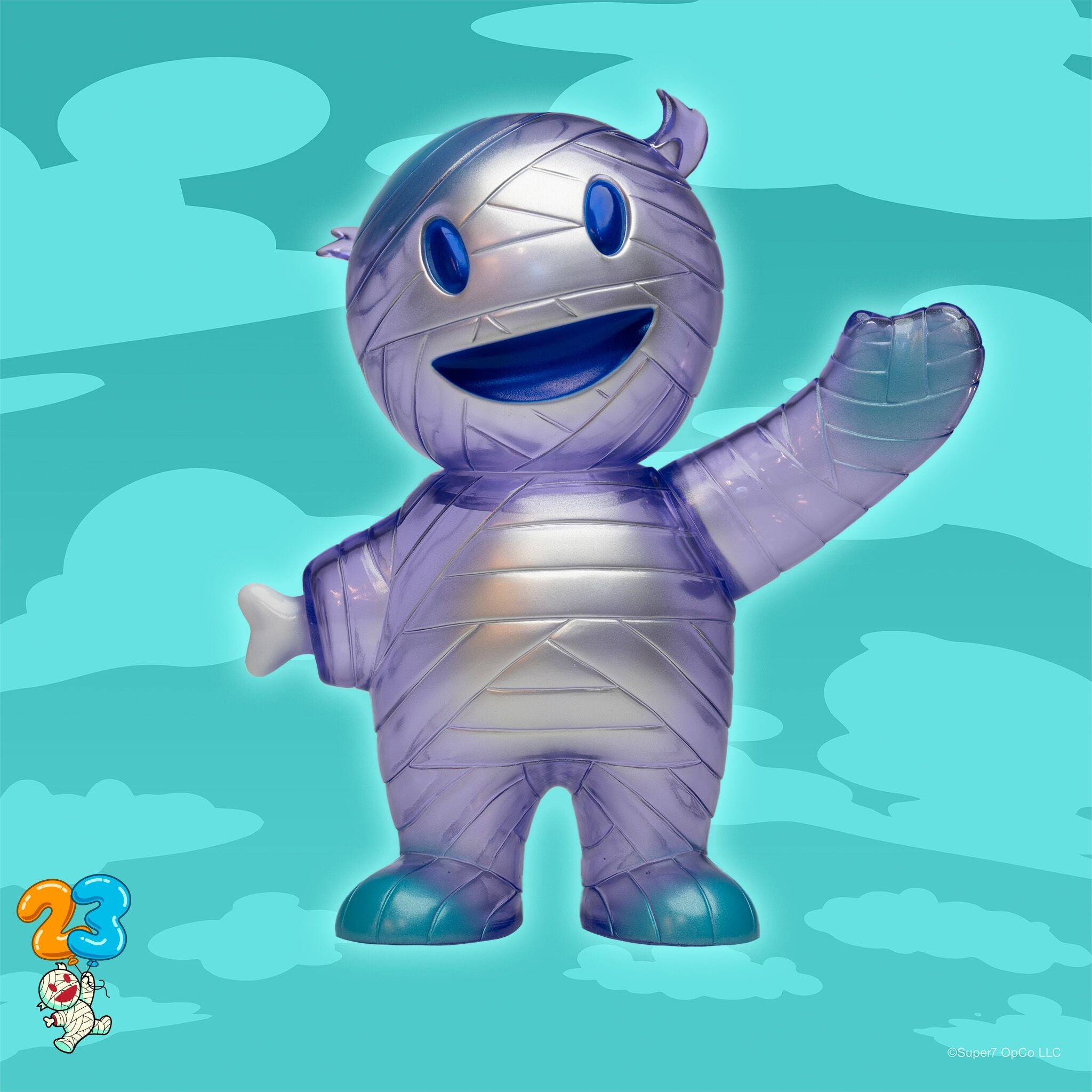 Super7 Mascots Mummy Boy Ghostly Grape figurină vinyl 15 cm