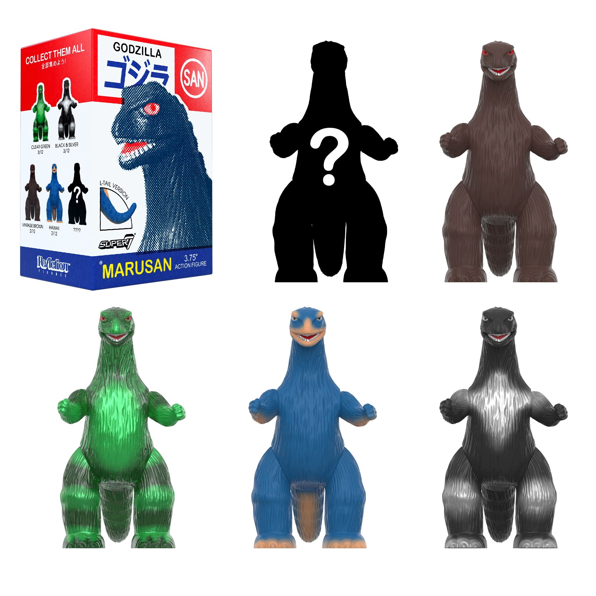 Super7 Toho Marusan Wave 06 set 12 blind box Godzilla