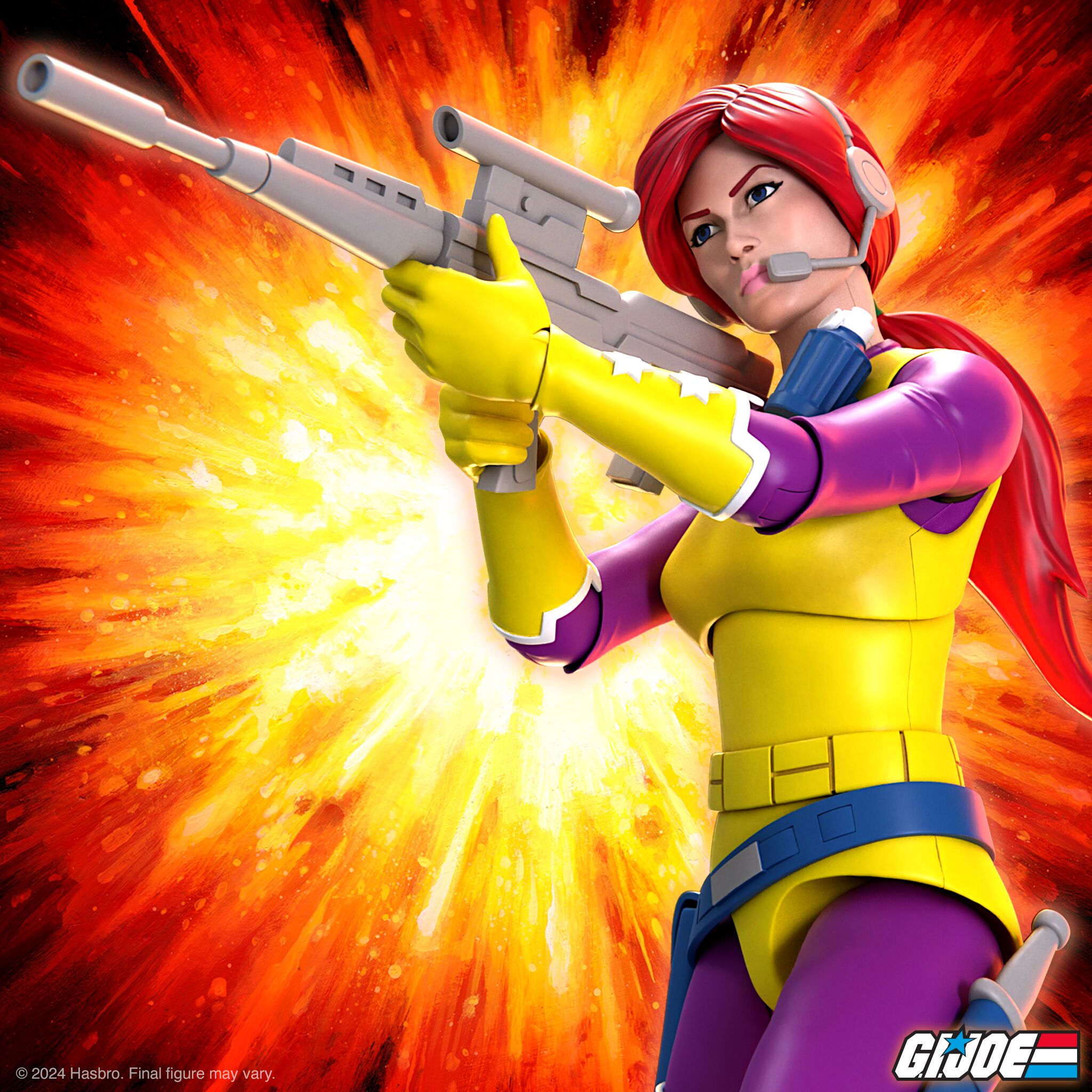 Super7 G.I. Joe Ultimates figurina Scarlett Purple 18 cm