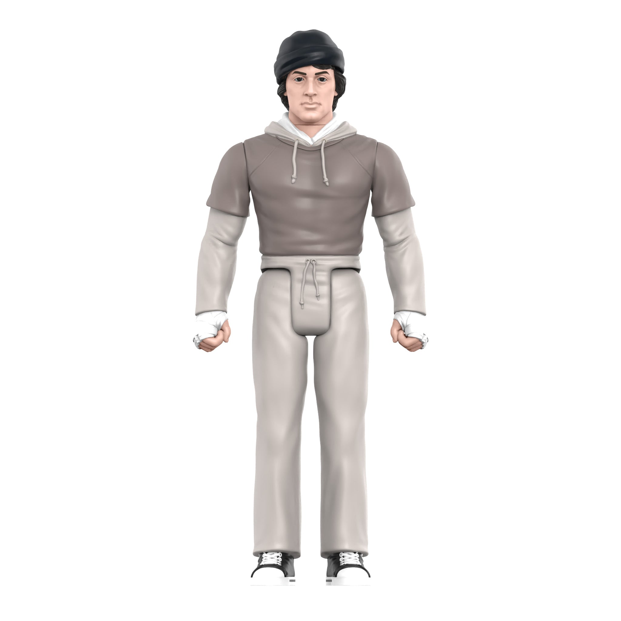 Super7 ReAction Rocky Workout gri figurina 9,5cm