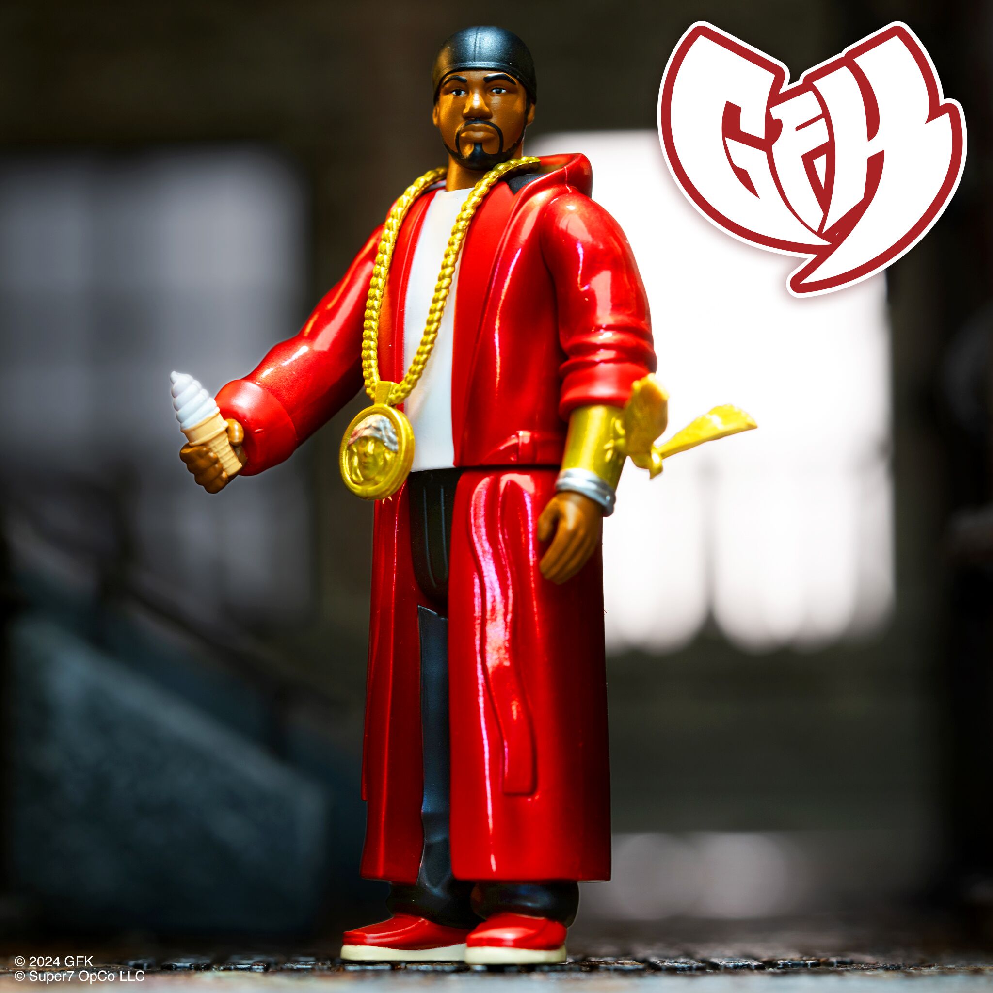 Super7 ReAction Ghostface Killah Toney Starks figurina