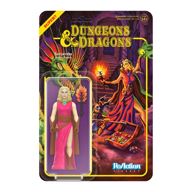 Super7 ReAction D&D Sorceress Basic Box figurina vrajitoare