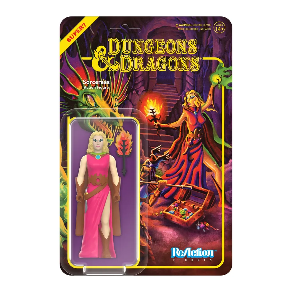 Super7 ReAction D&D Sorceress Basic Box figurina vrajitoare