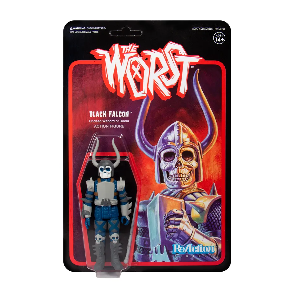 Super7 The Worst Black Falcon figurina Wide Release 9,5 cm