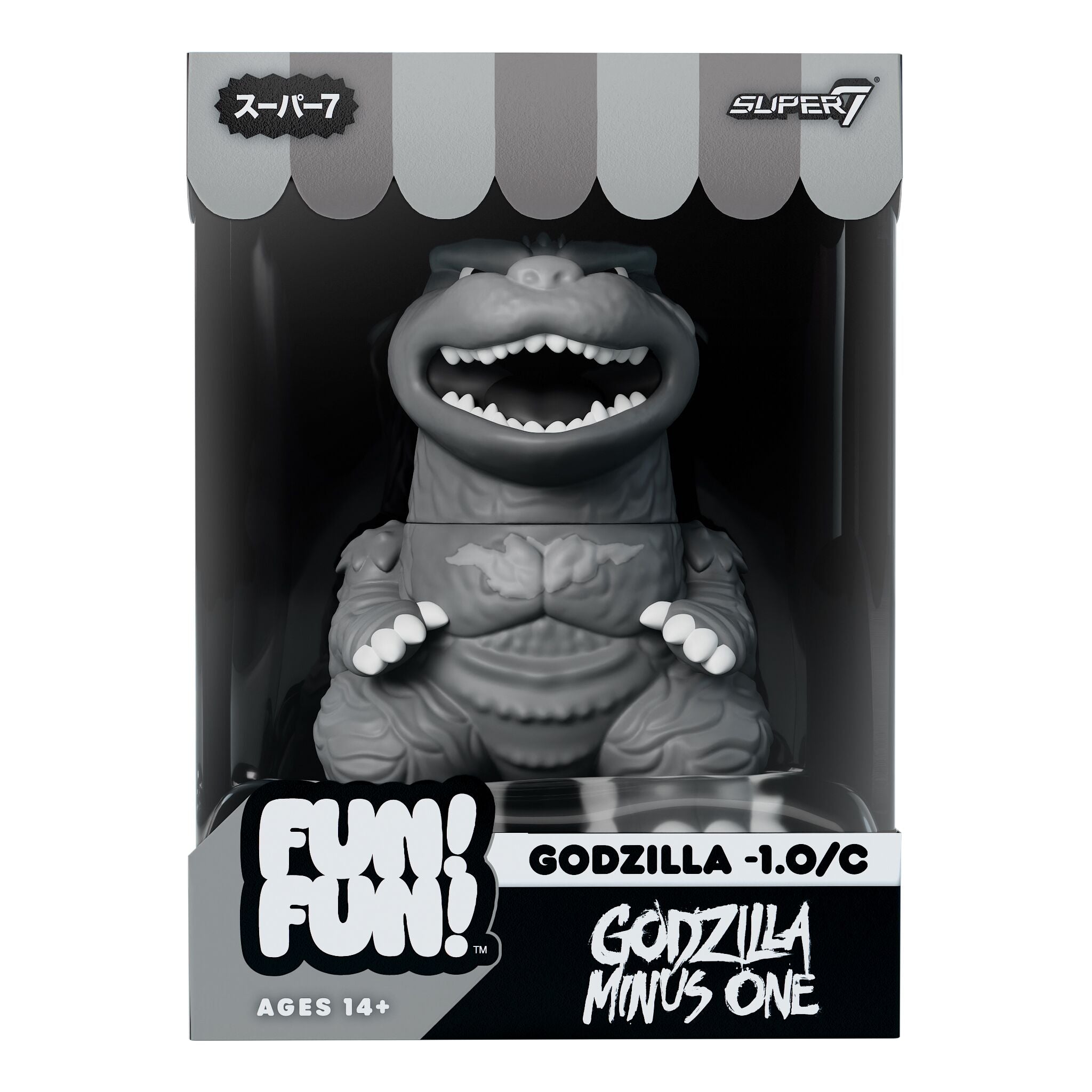Super7 FUN! FUN! Minus One figurina vinil gri 5 inch