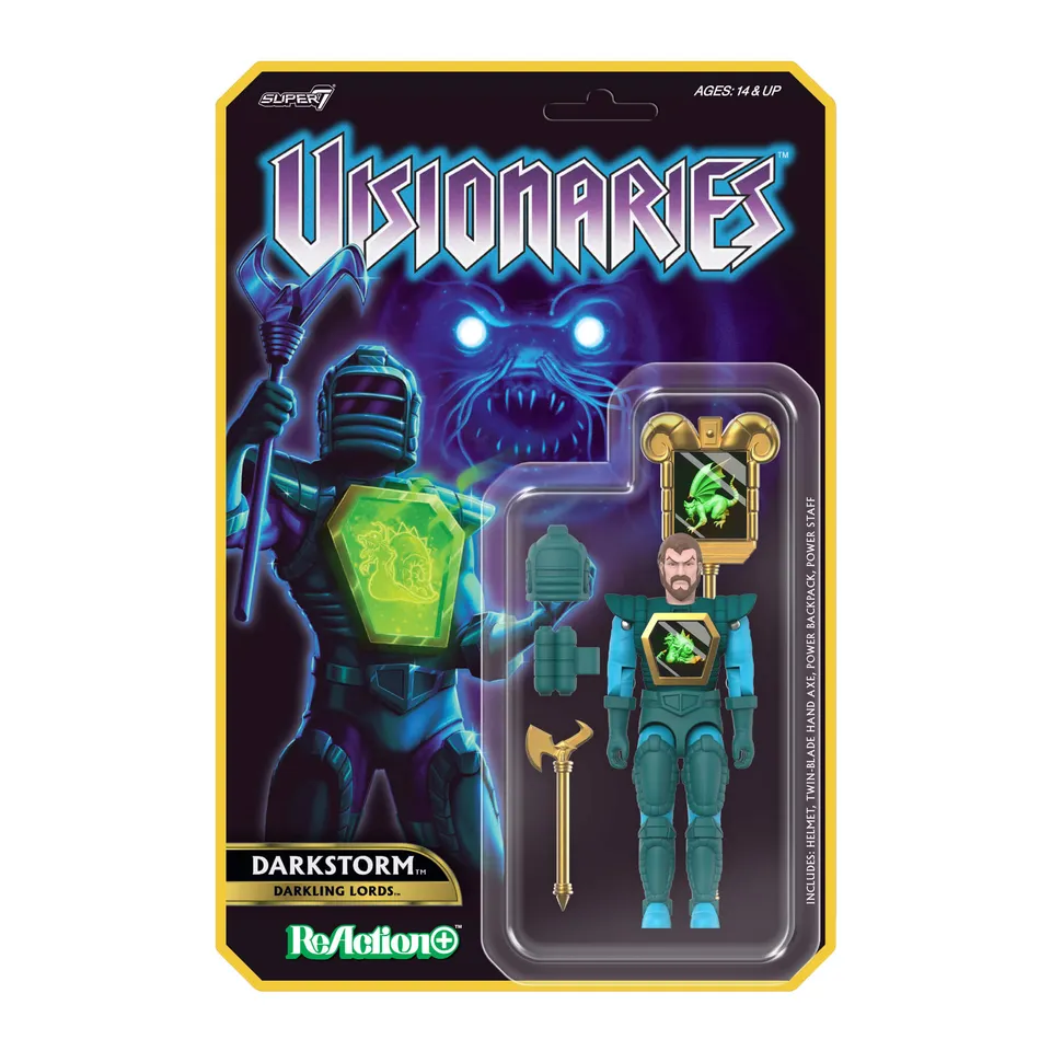 Super7 ReAction+ Visionaries Darkstorm figurina 4 inch