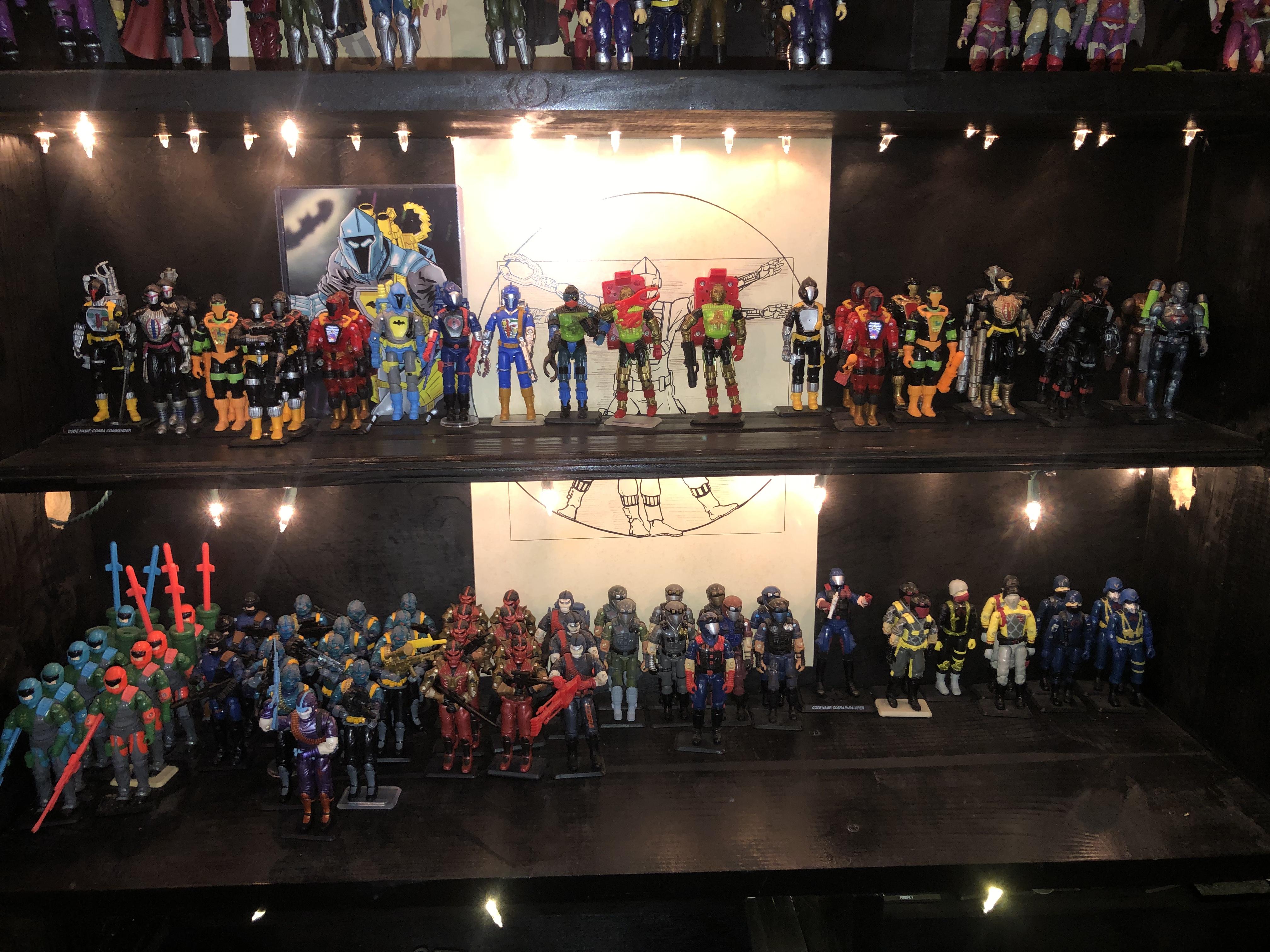 Super7 G.I. Joe ReAction+ Cobra B.A.T. Comic Blue figurina