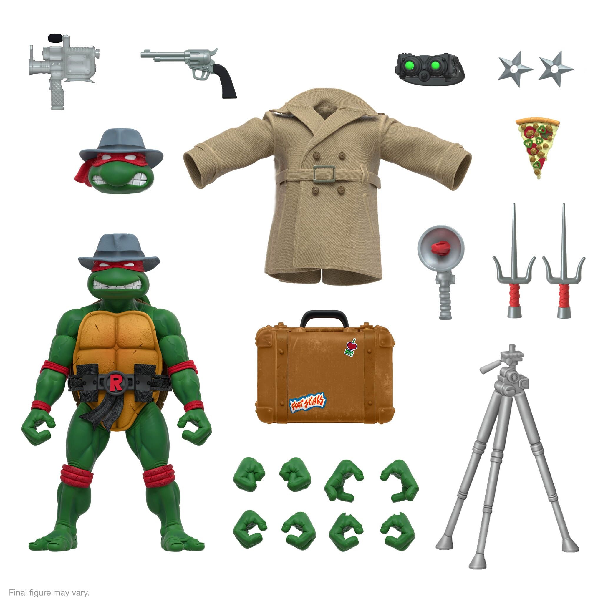 Super7 TMNT ULTIMATES Raphael Undercover figurina 18cm