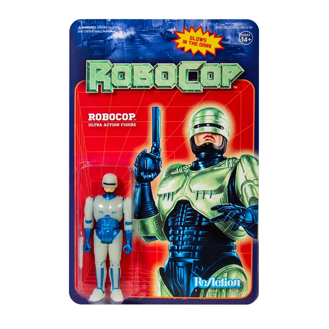 Super7 RoboCop ReAction figurină 9,5 cm fosforescentă glow