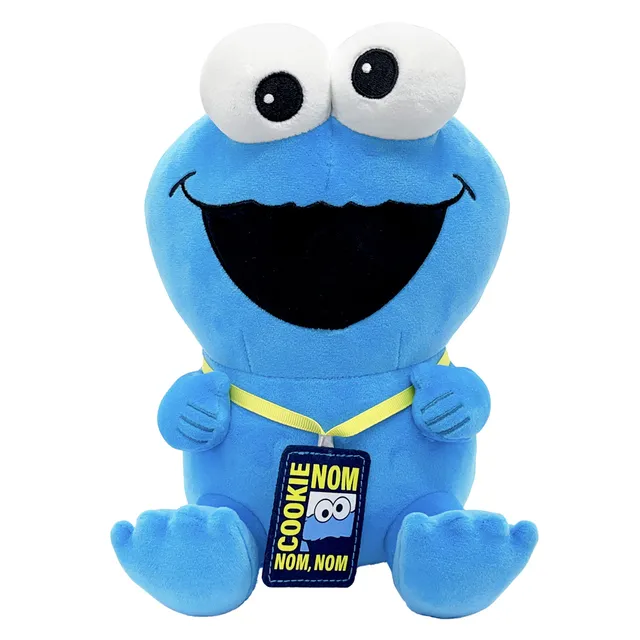 Super7 Sesame Street Cookie Monster plus 20 cm cu ecuson