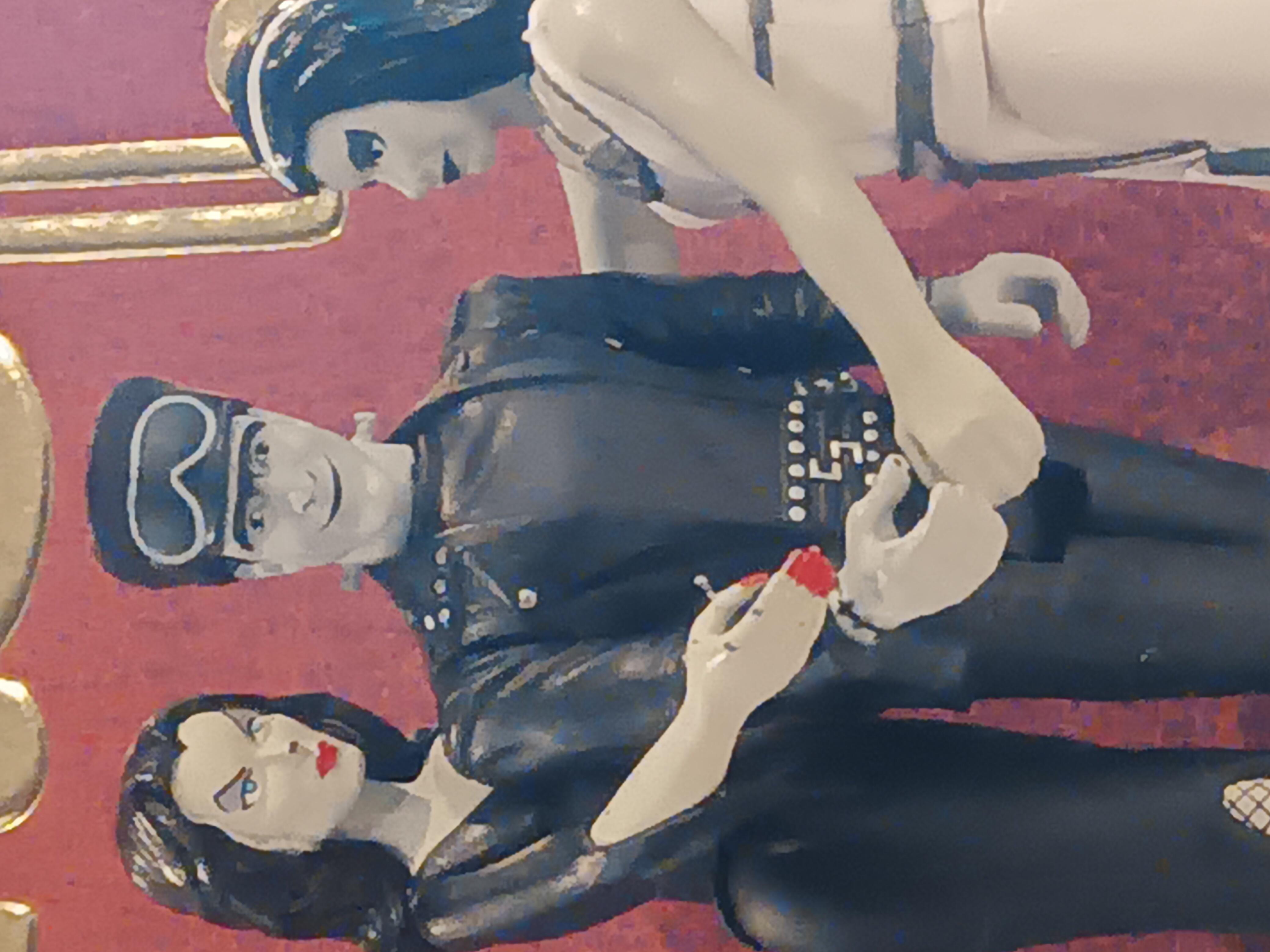 Super7 Munsters Hot Rod Herman Grayscale figurina 4.1 inch racer