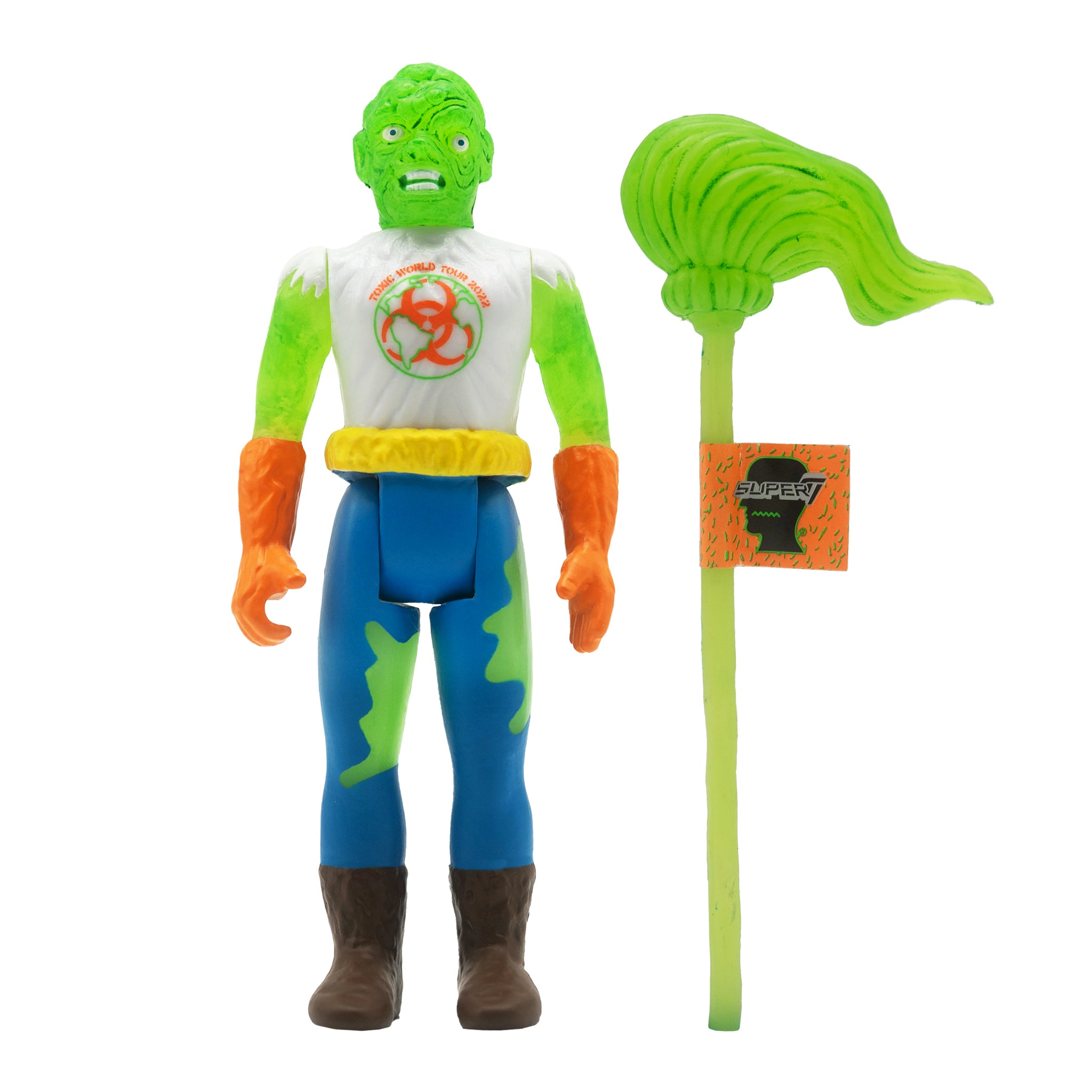 Super7 Toxic Avenger Toxie figurina fosforescenta 9,5 cm