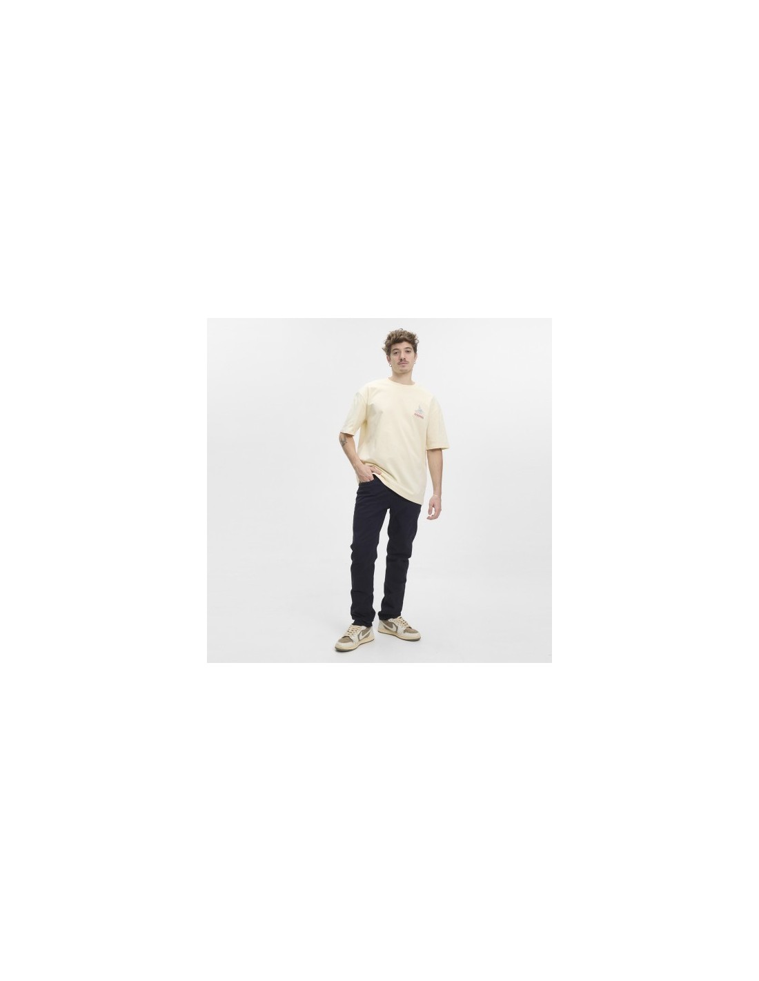 Hydroponic Sponge Deep Sea tricou alb colaborare