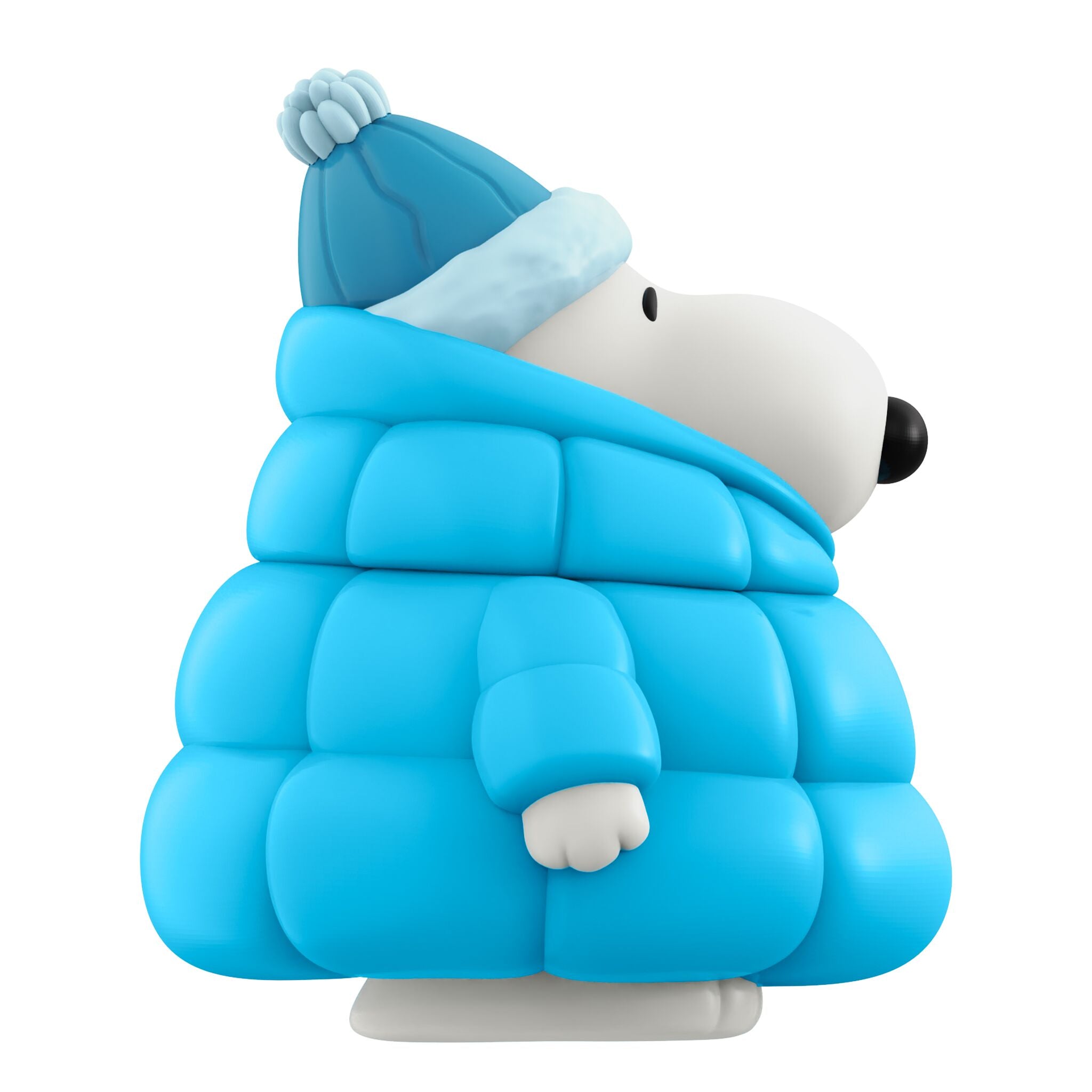 Super7 Peanuts Snoopy figurina vinil Puffy Coat