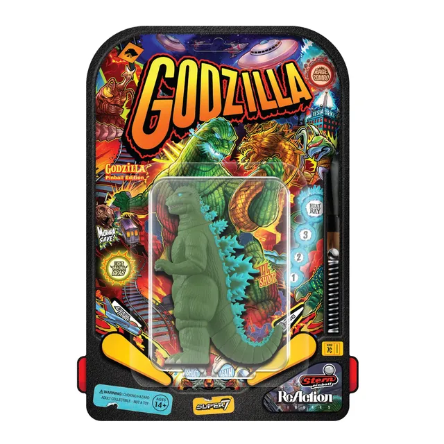 Super7 Toho ReAction Godzilla 84 figurina pinball