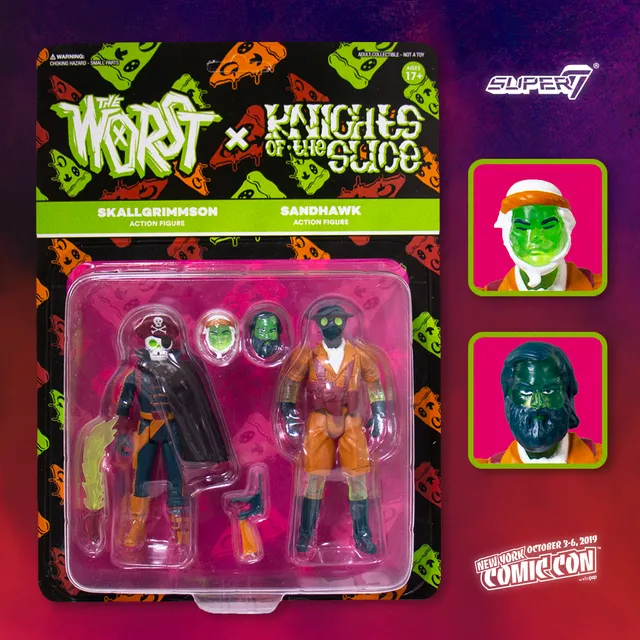 Super7 ReAction The Worst pachet figurine 2 buc NYCC
