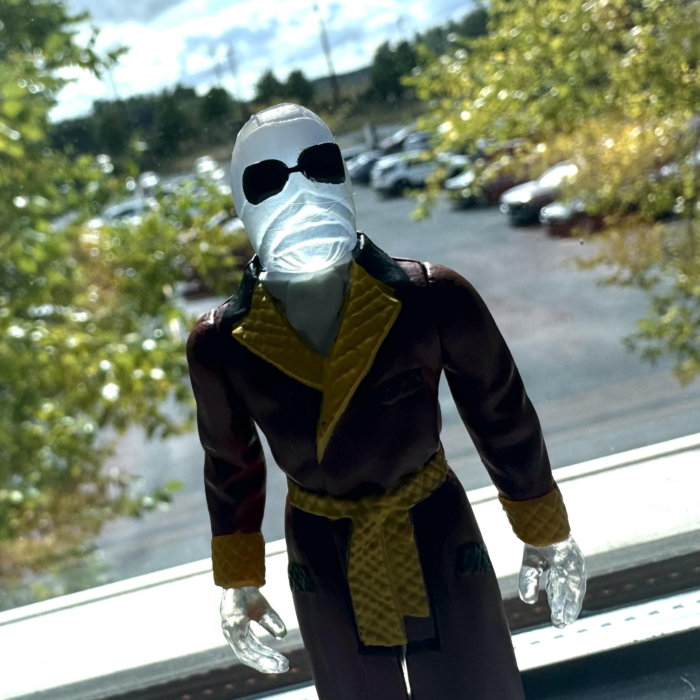 Super7 ReAction Invisible Man Clear figurina 9,5 cm horror