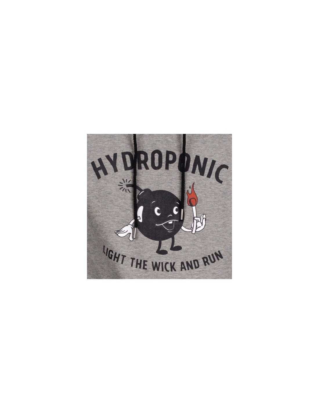 Hydroponic Wick HD hanorac Heather Grey