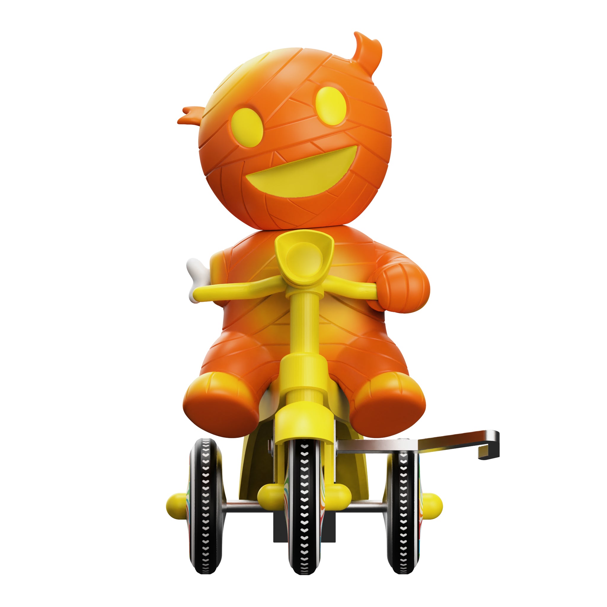 Super7 Super Cycles Mummy Boy figurina tricicla portocalie