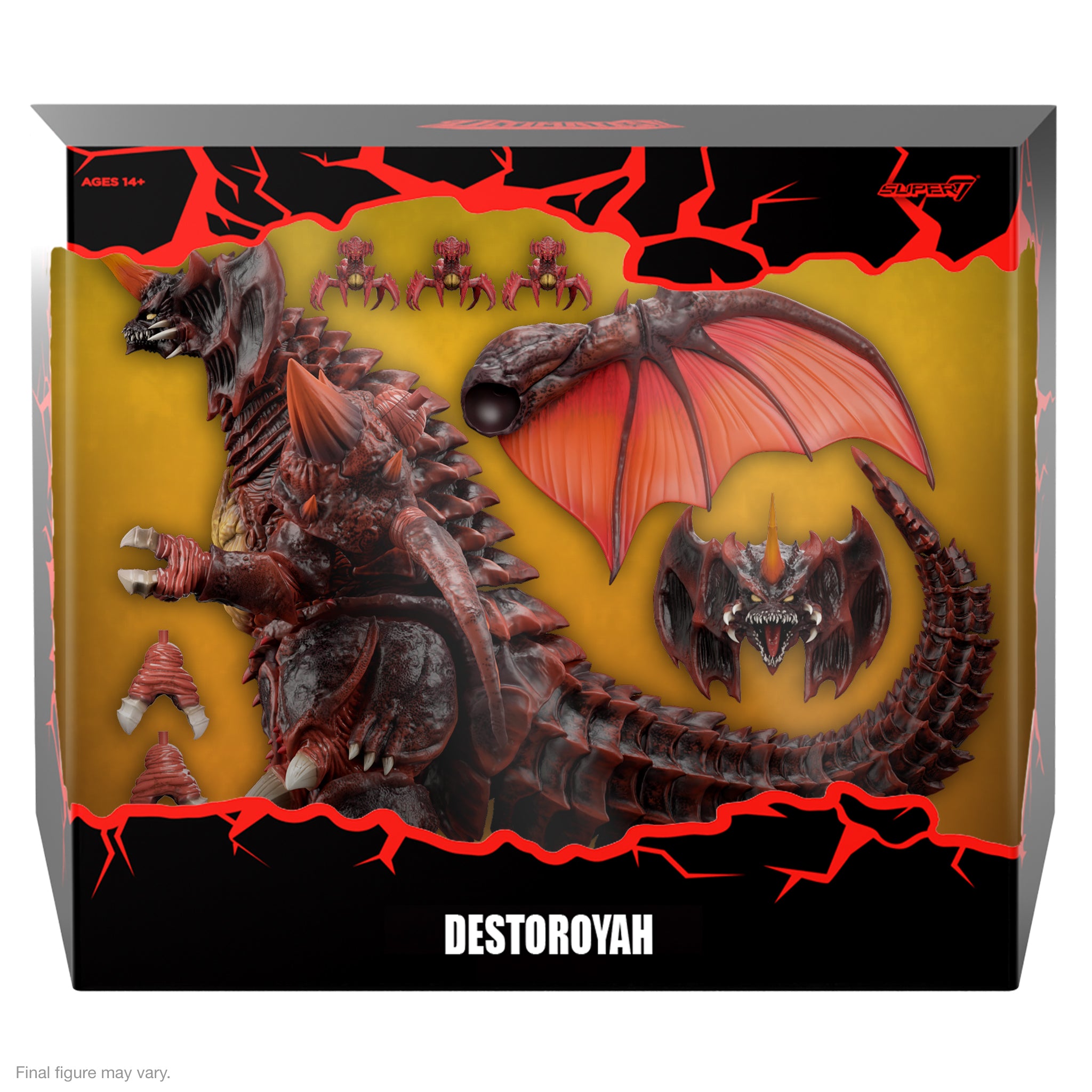 Super7 Toho ULTIMATES Destoroyah figurina Wave 3