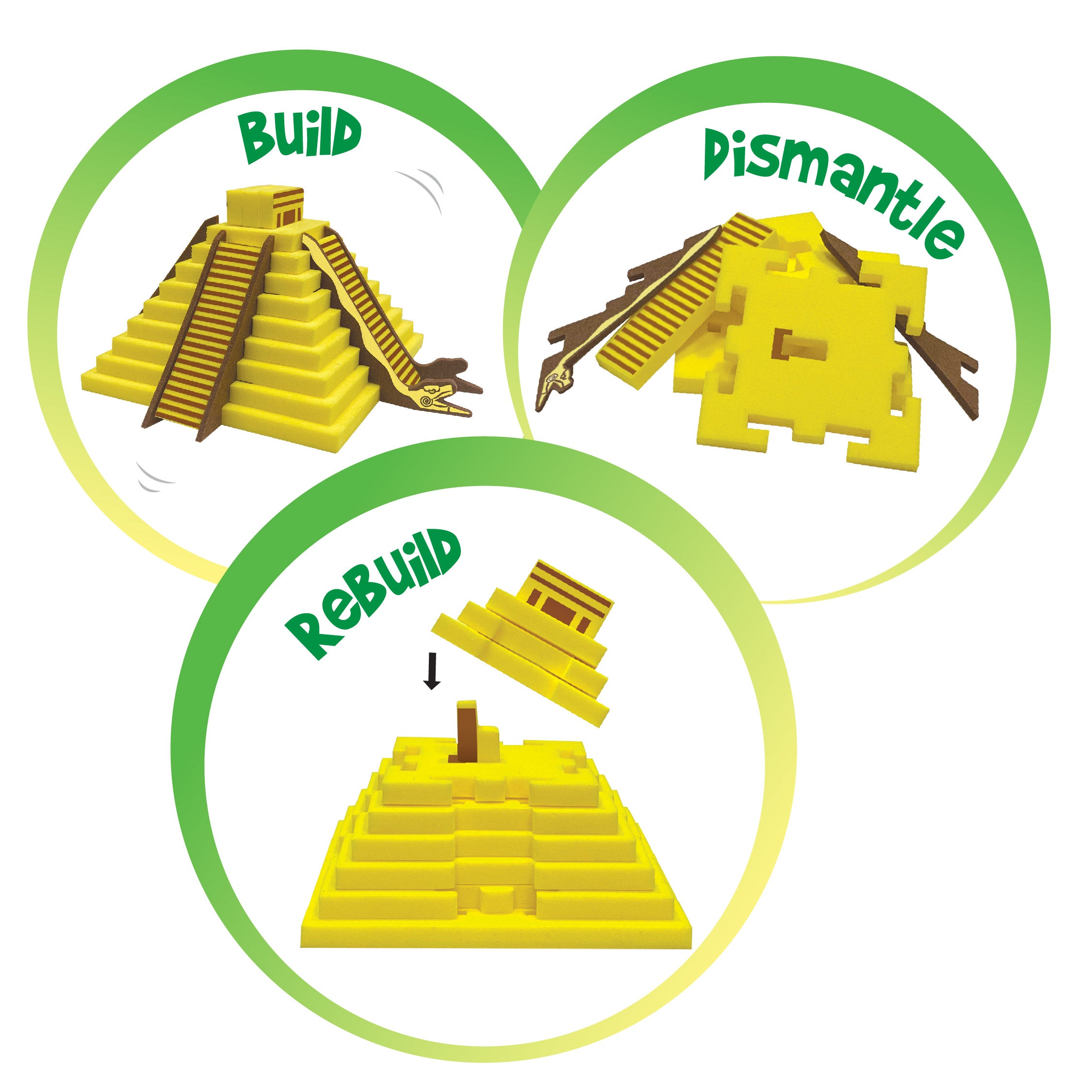 Imagimake Mapology puzzle 3D monumente India si lume