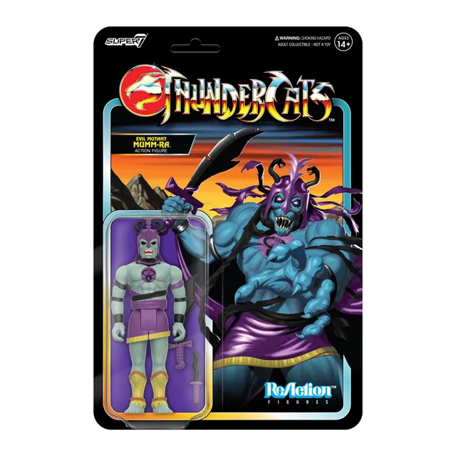 Super7 ReAction Mumm-Ra Evil Mutant figurina mov