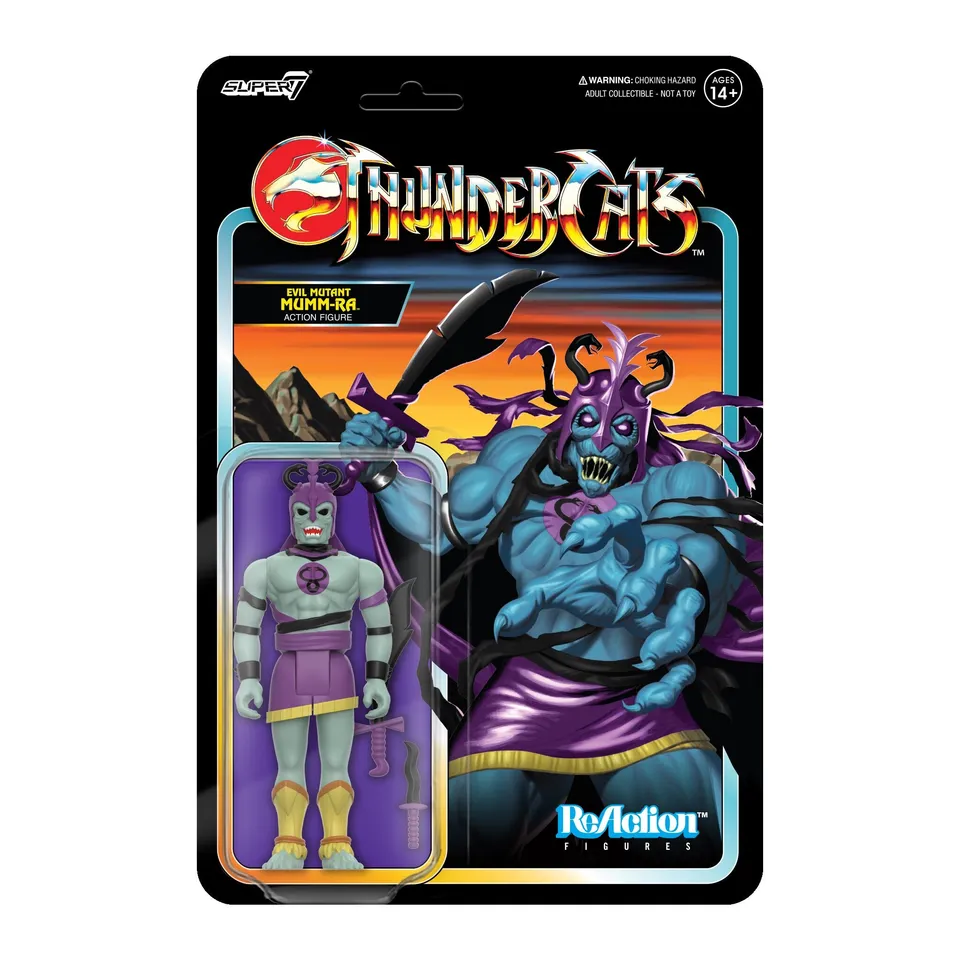 Super7 ReAction Mumm-Ra Evil Mutant figurina mov