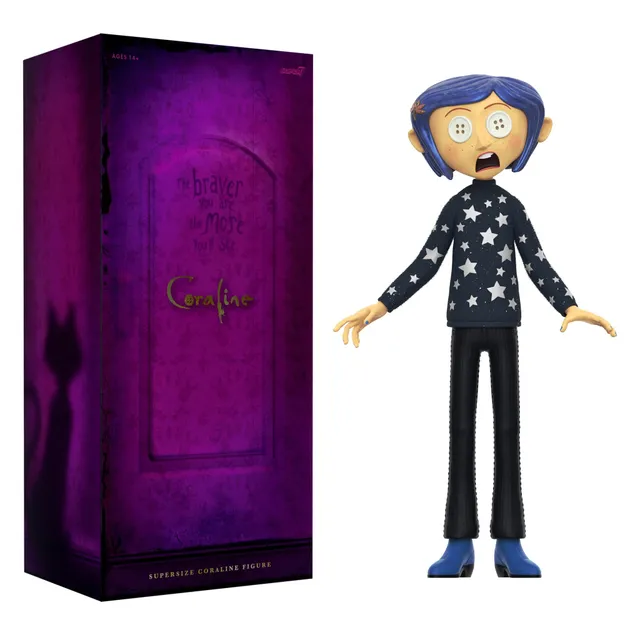 Super7 Coraline SuperSize Button Eyes figurina 40 cm