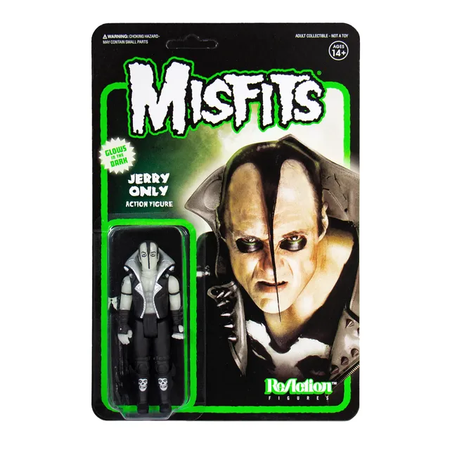 Super7 Misfits ReAction Jerry Only fosforescenta figurina 9,5cm