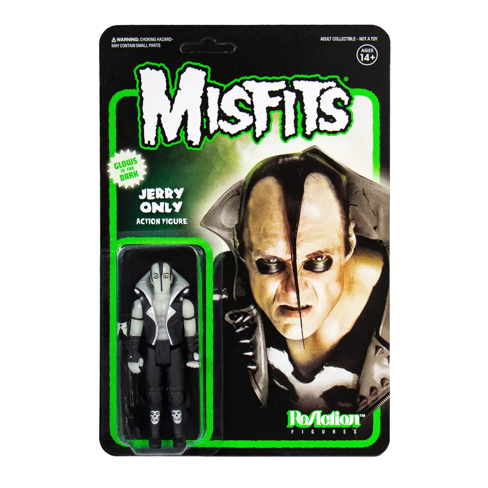 Super7 Misfits ReAction Jerry Only fosforescenta figurina 9,5cm