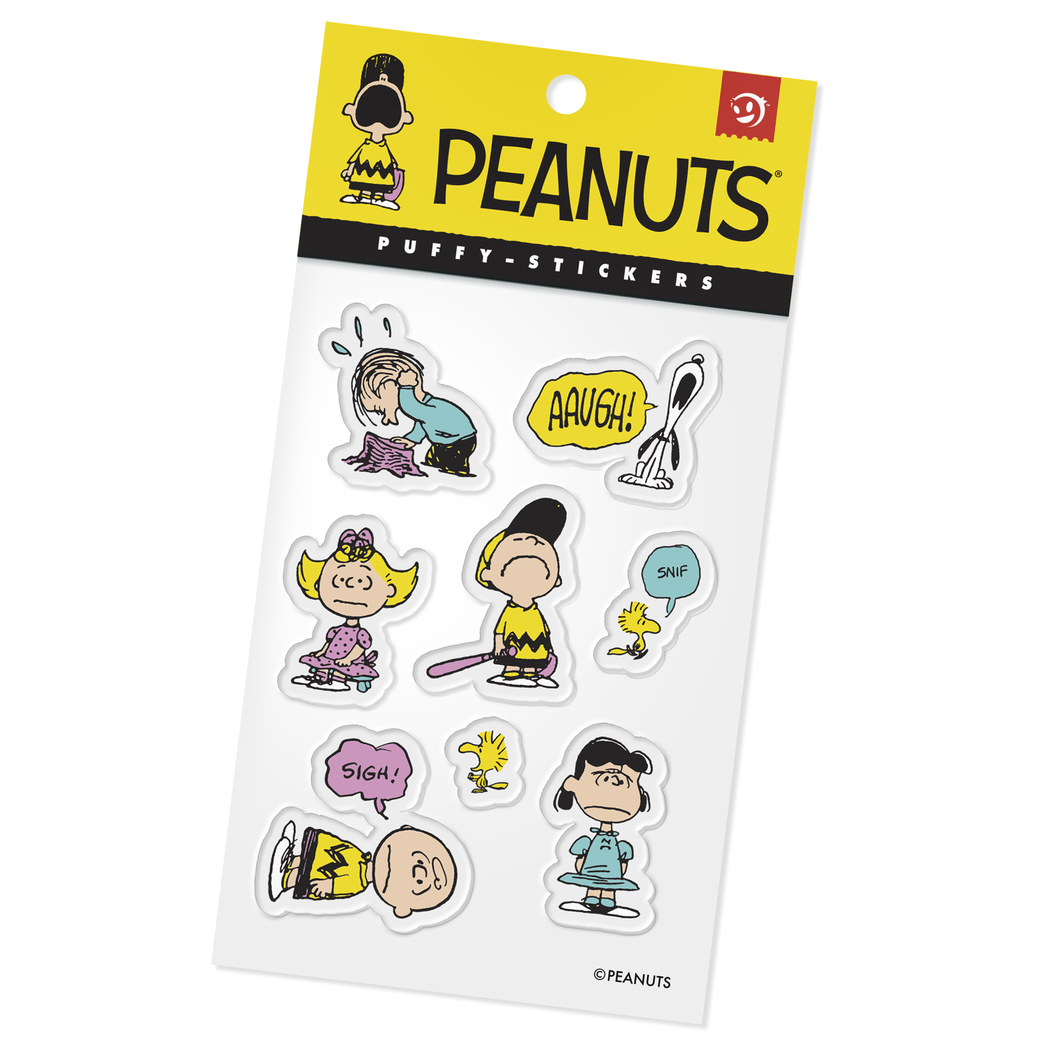 Super7 Peanuts set stickere pufoase 8 bucati Puffy