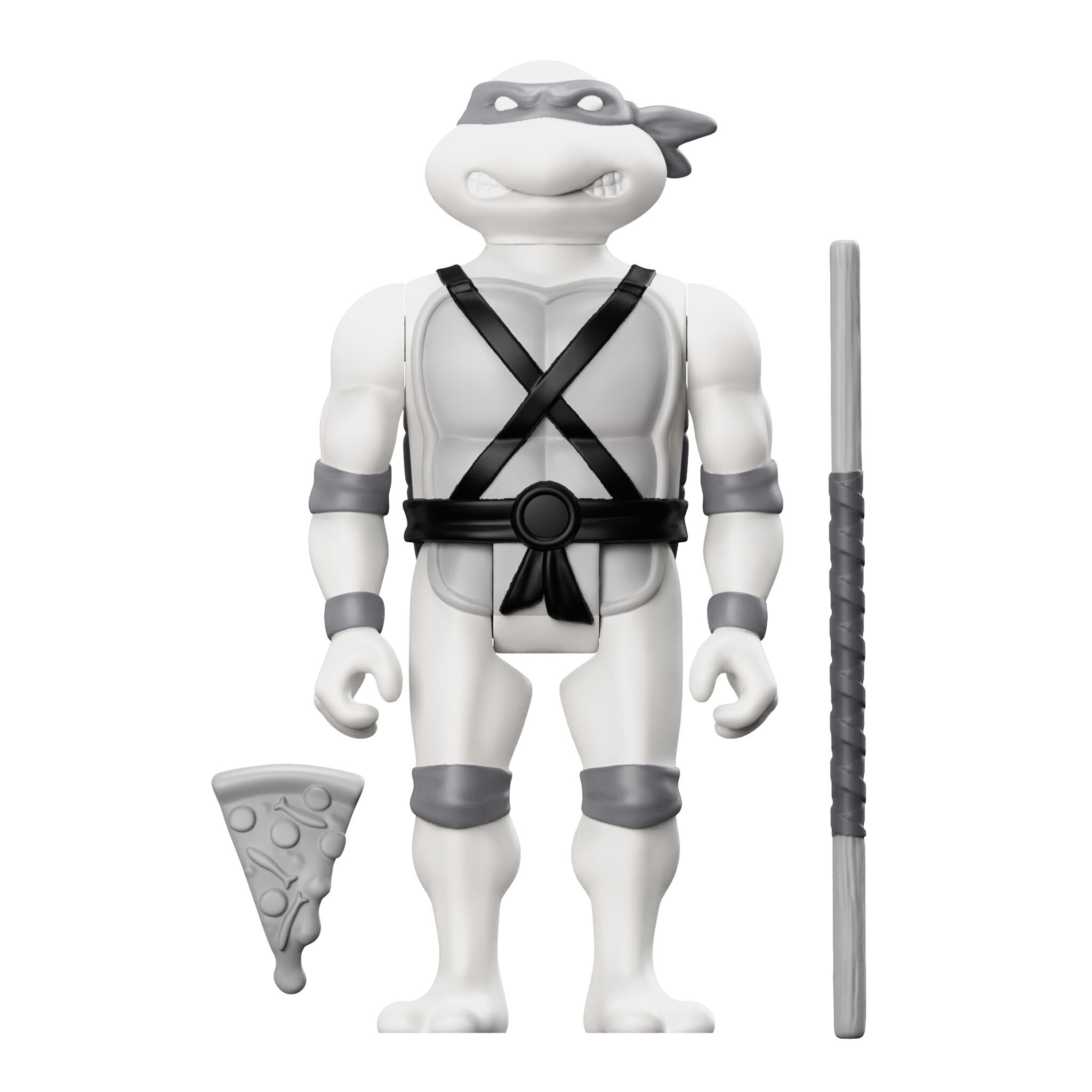 Super7 ReAction Wave 9 figurine Testoase Ninja set 4 gri