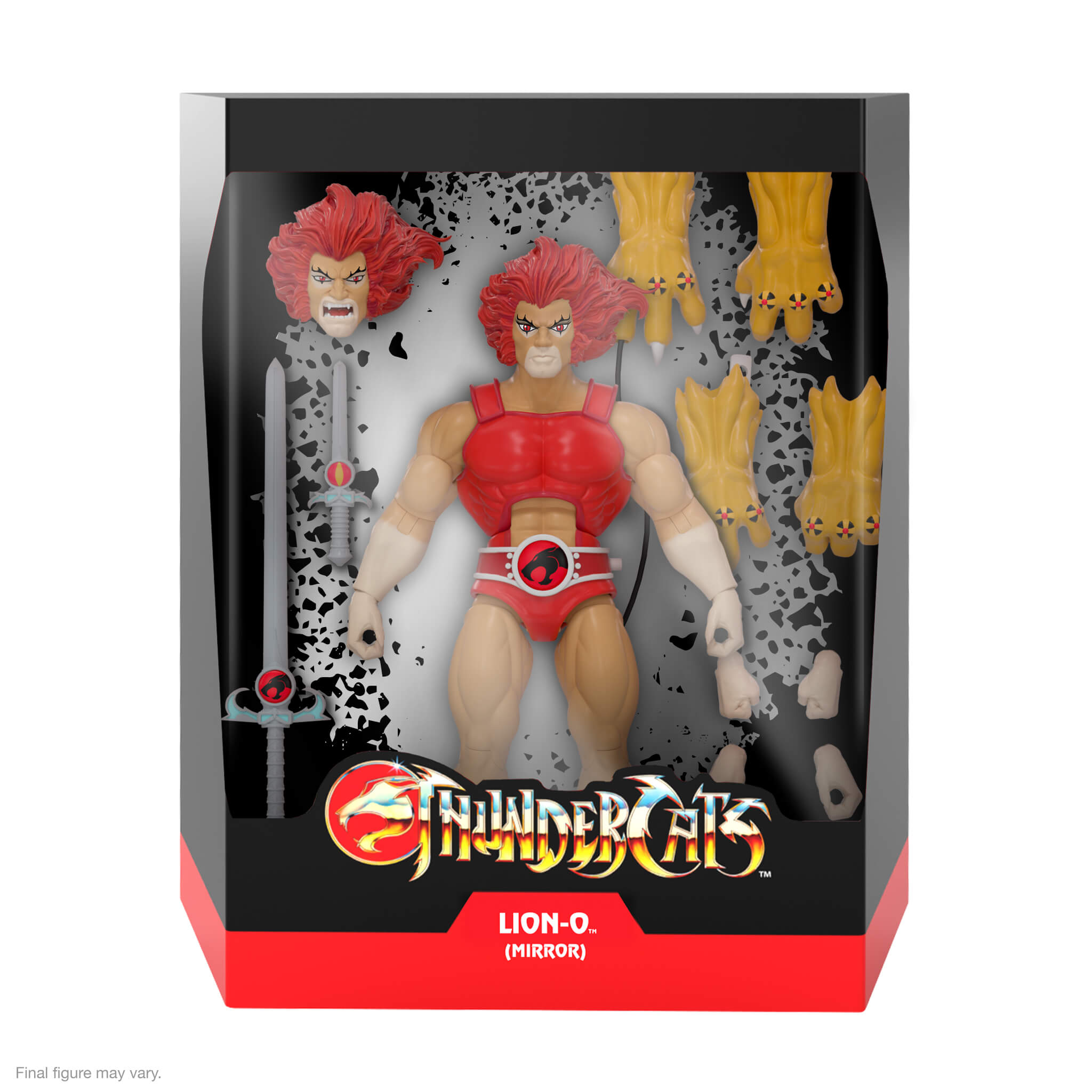 Super7 ULTIMATES Lion-O figurina Mirror 18 cm rosu